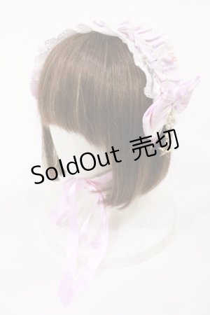 画像: ALICE and the PIRATES / 雲の上の宝石の国柄ヘッドドレス  ピンク H-25-08-29-039-PA-AC-YZ-ZH