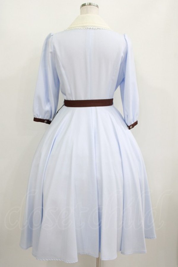 画像3: Innocent World / 大人アリスフレアーワンピース M アリスサックス×生成/Alice Sax×Beige H-25-08-29-1003-IW-OP-NS-ZH (3)