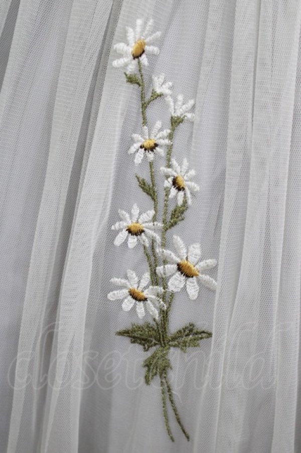 画像4: F&A / デイジー刺繍チュールスカート Free L/GRAY H-25-08-29-1026-LO-SK-NS-ZH (4)