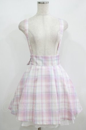 画像: Amavel / Dreaming Ribbonサイドプリーツチェックスカート Free ピンク H-25-08-29-1030-CA-SK-NS-ZH