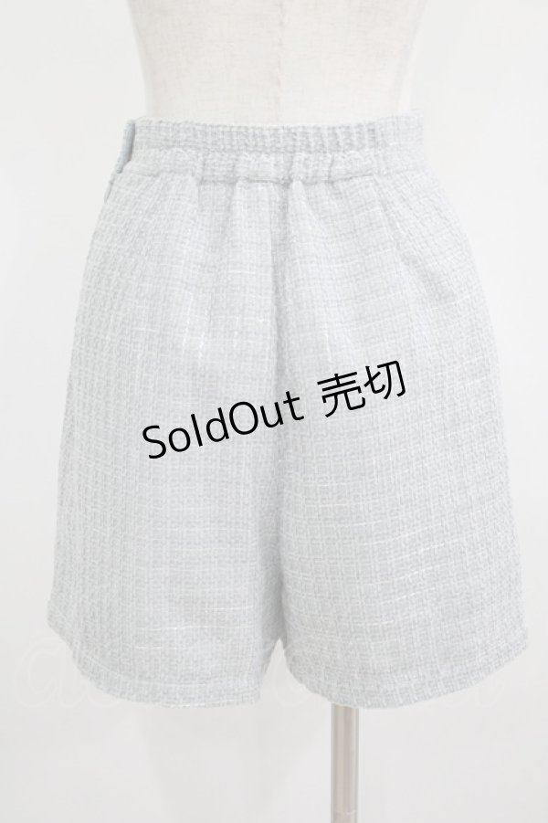 画像3: Fi.n.t / 釦使いファンシーツイードスカパン Free L/BLUE H-25-08-29-1036-CA-SK-NS-ZH (3)