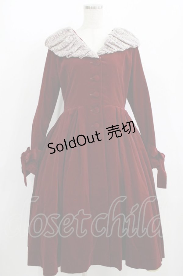 画像1: Juliette et Justine / Le Soir d'aristocrate Coat 1 ヴァンノーブル(ボルドー) H-25-08-29-1005-CL-CO-NS-ZH (1)