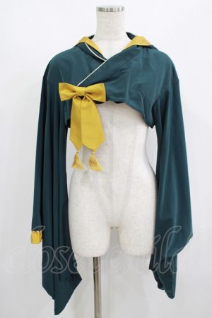 画像: metamorphose / フード付き着物袖ボレロ サイズ1 グリーン H-25-08-29-1042-ME-JA-NS-ZH