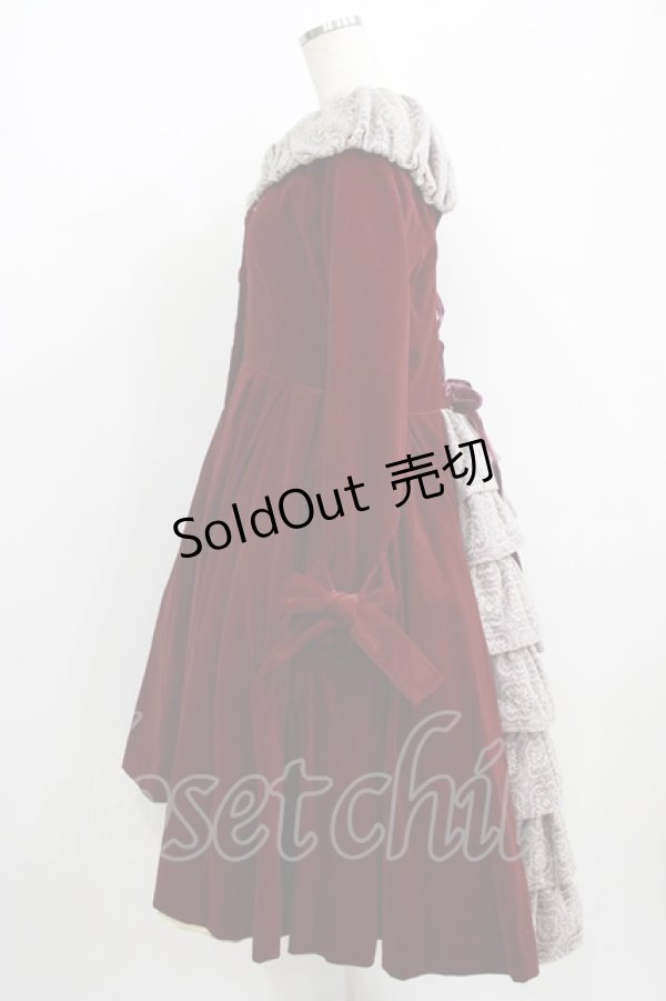 画像2: Juliette et Justine / Le Soir d'aristocrate Coat 1 ヴァンノーブル(ボルドー) H-25-08-29-1005-CL-CO-NS-ZH (2)