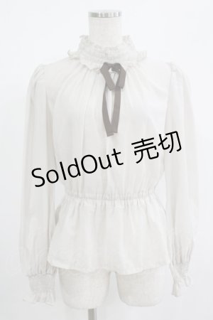 画像: ROSA BIANCA / ブラウジングのクラシカルブラウス 9号 グレージュ H-25-08-29-1051-EL-BL-NS-ZH