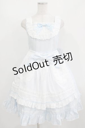 画像: BABY,THE STARS SHINE BRIGHT / ローズフルールエプロンジャンパースカート Free サックス H-25-08-29-1008-BA-OP-NS-ZH