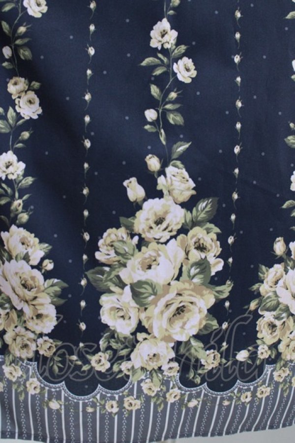 画像4: axes femme / 花柄パネルワンピース M ネイビー H-25-08-29-1014-AX-OP-NS-ZH (4)