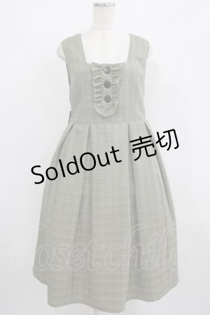 画像: Physical Drop / タックジャンパースカート Free グリーン H-25-08-29-1019-LO-OP-NS-ZH