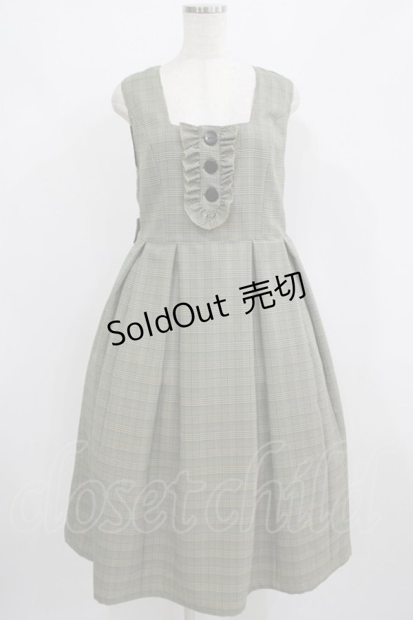 画像1: Physical Drop / タックジャンパースカート Free グリーン H-25-08-29-1019-LO-OP-NS-ZH (1)