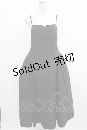 画像: an another angelus / サイドギャザーキャミワンピース Free BLACK H-25-08-29-1022-CA-TO-NS-ZH