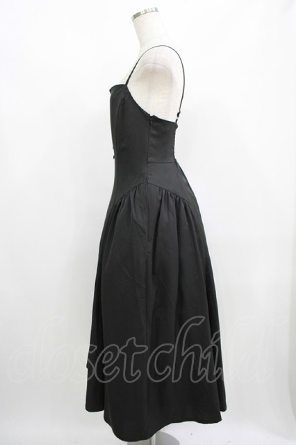画像2: an another angelus / サイドギャザーキャミワンピース Free BLACK H-25-08-29-1022-CA-TO-NS-ZH (2)