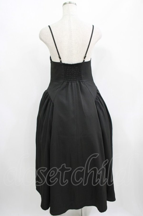 画像3: an another angelus / サイドギャザーキャミワンピース Free BLACK H-25-08-29-1022-CA-TO-NS-ZH (3)