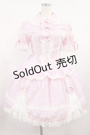 画像: metamorphose / ギンガムチェックセット Free ピンク H-25-08-29-005-ME-OP-NS-ZH
