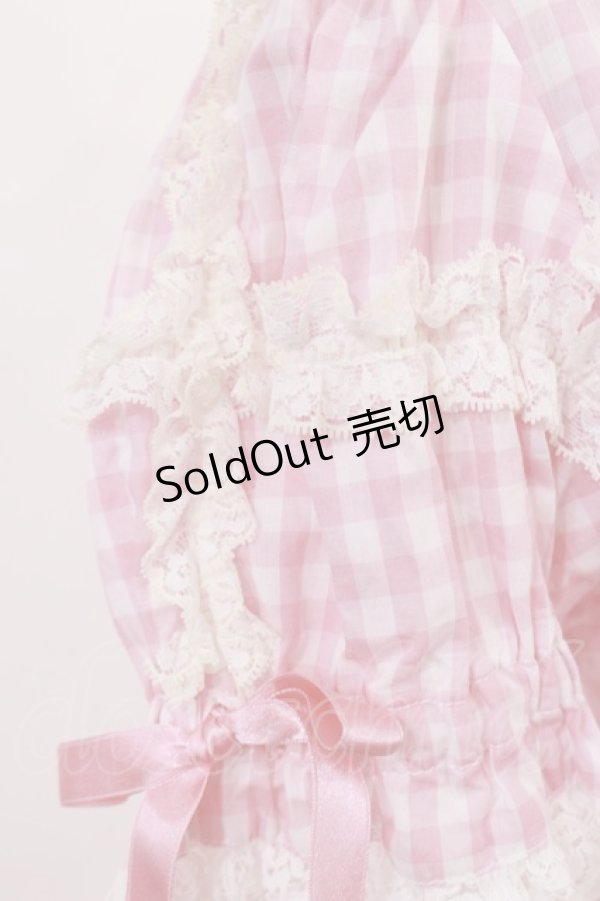 画像9: metamorphose / ギンガムチェックセット Free ピンク H-25-08-29-005-ME-OP-NS-ZH (9)