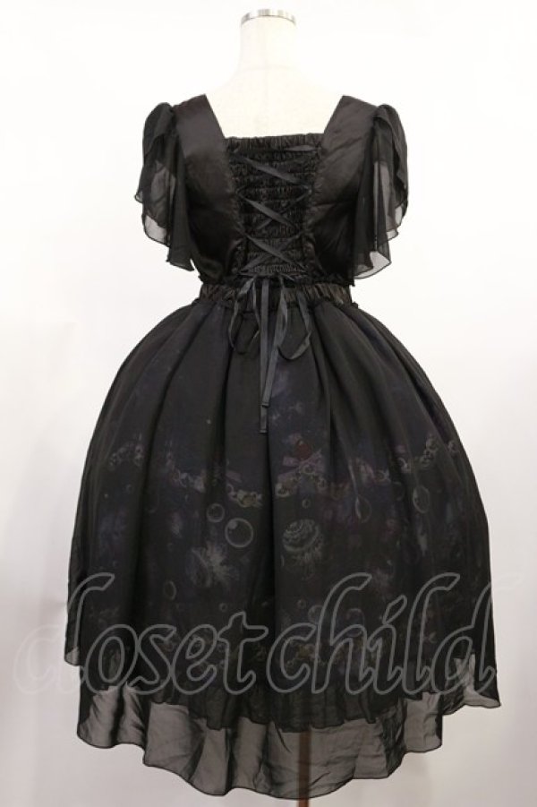 画像2: axes femme kawaii / ディープオーシャンワンピース M ブラック H-25-08-29-008-AX-OP-NS-ZH (2)