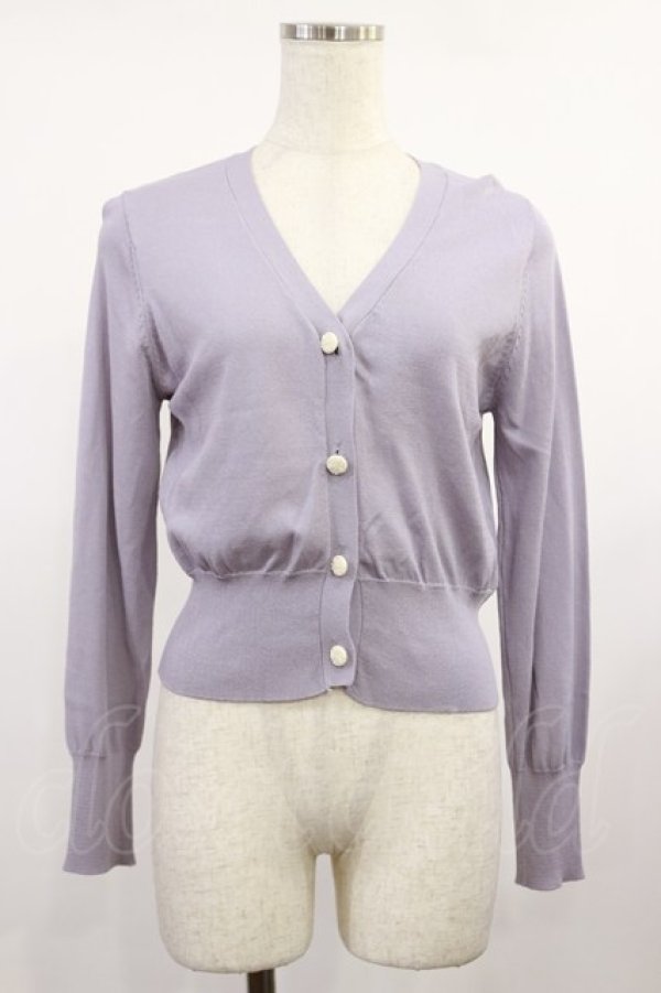 画像1: an another angelus / フラワーカット釦Vネックニットカーディガン Free BLUE H-25-08-29-027-CA-TO-NS-ZH (1)