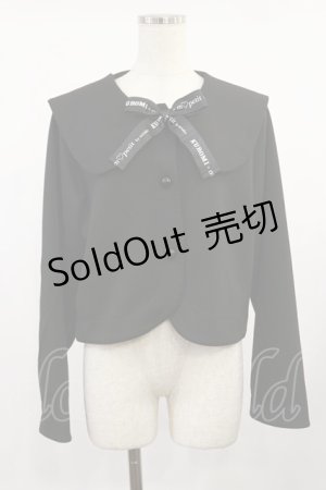 画像: m petit by misako / サンリオキャラクターズコラボ クロミセーラーカーディガン L ブラック H-25-08-29-030-LO-TO-NS-ZH