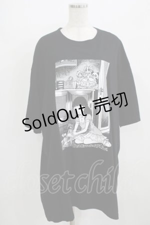 画像: Candy Stripper / BAPTISM TEE  黒 H-25-09-01-036-PU-TO-KB-ZH