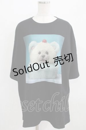 画像: LAND by MILKBOY / CAKE MADNESS TEE  ブラック H-25-09-01-037-MB-TO-KB-ZH