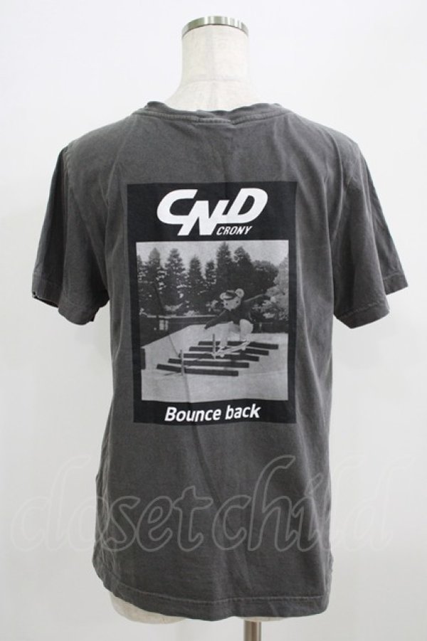 画像3: 【SALE】Candy Stripper / CND CRONY Tシャツ  グレー H-25-09-01-039-PU-TO-KB-ZT491 (3)
