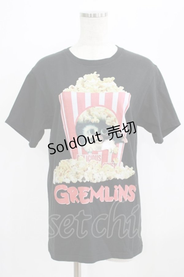 画像1: MILKBOY / GIZMO POPCORN TEE S ブラック H-25-09-01-040-MB-TO-KB-ZH (1)