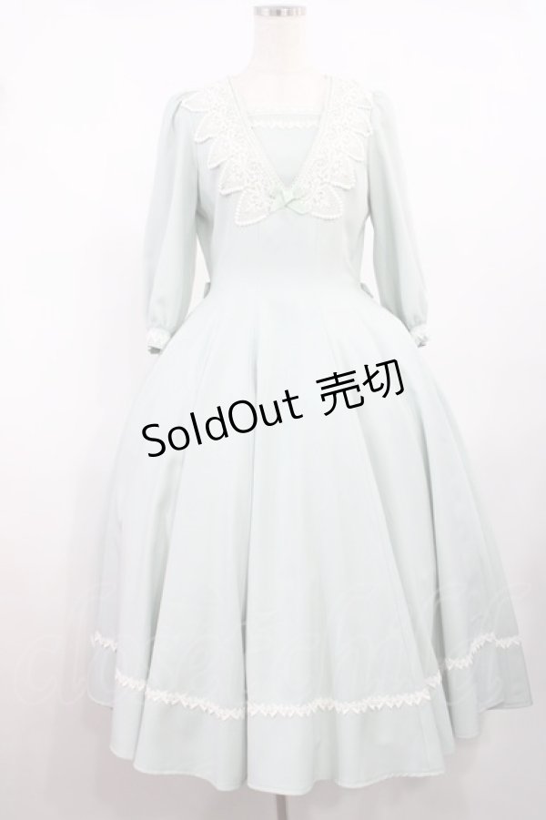画像1: Innocent World / ロワールワンピース サイズ表記なし ミント×生成/Mint×Beige H-25-09-01-1003-IW-OP-NS-ZH (1)