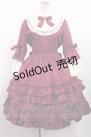 画像: Pina sweetcollection / ドール姫袖ワンピース Free Wine H-25-09-01-1017-LO-OP-NS-ZH