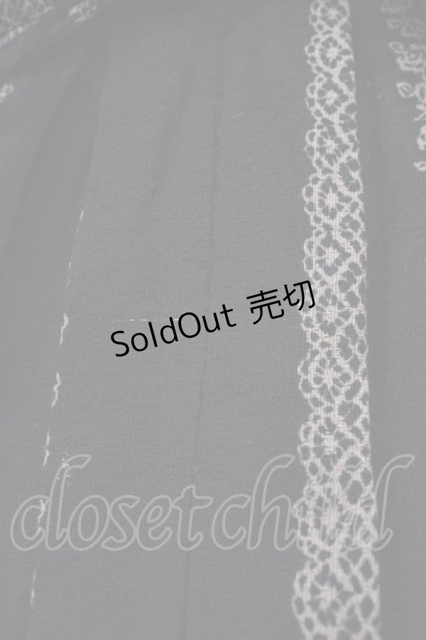 画像3: ALICE and the PIRATES / ヴィクトリアンカード柄ジャンパースカートII Free ブラック H-25-09-01-1020-PA-OP-NS-ZH (3)