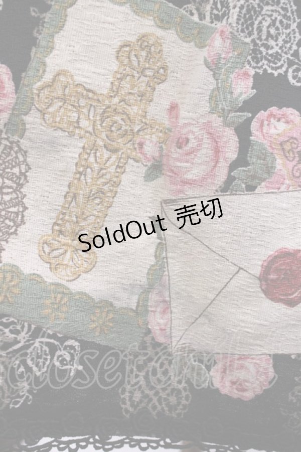 画像6: ALICE and the PIRATES / ヴィクトリアンカード柄ジャンパースカートII Free ブラック H-25-09-01-1020-PA-OP-NS-ZH (6)