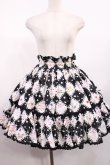 画像1: metamorphose / うさぎカフェフリルスカート Free ブラック H-25-09-01-1021-ME-SK-NS-ZH (1)