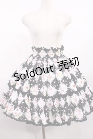 画像: metamorphose / うさぎカフェフリルスカート Free ブラック H-25-09-01-1021-ME-SK-NS-ZH