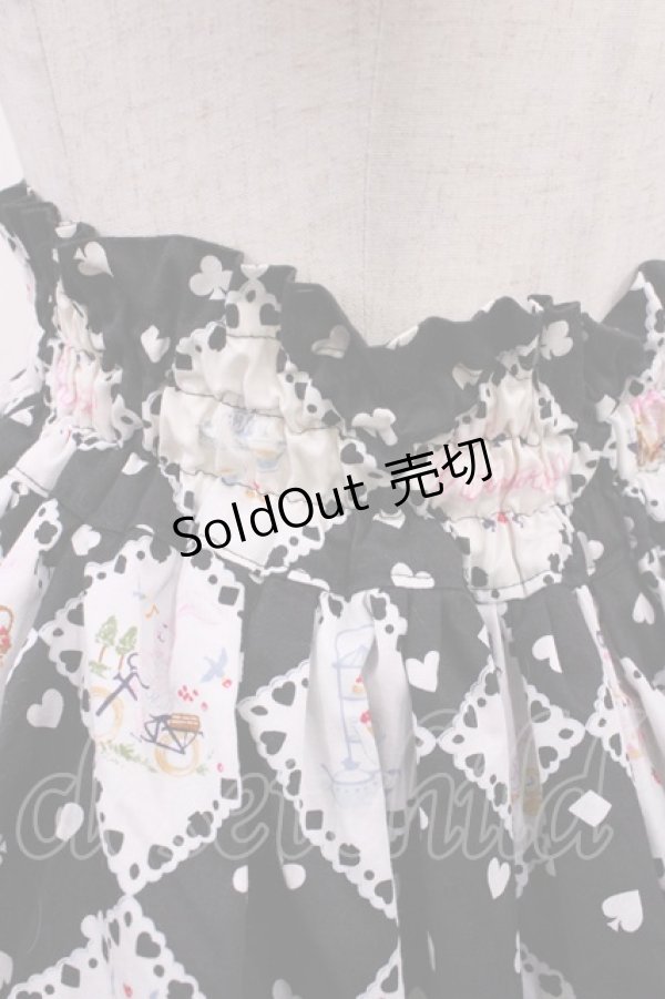 画像4: metamorphose / うさぎカフェフリルスカート Free ブラック H-25-09-01-1021-ME-SK-NS-ZH (4)