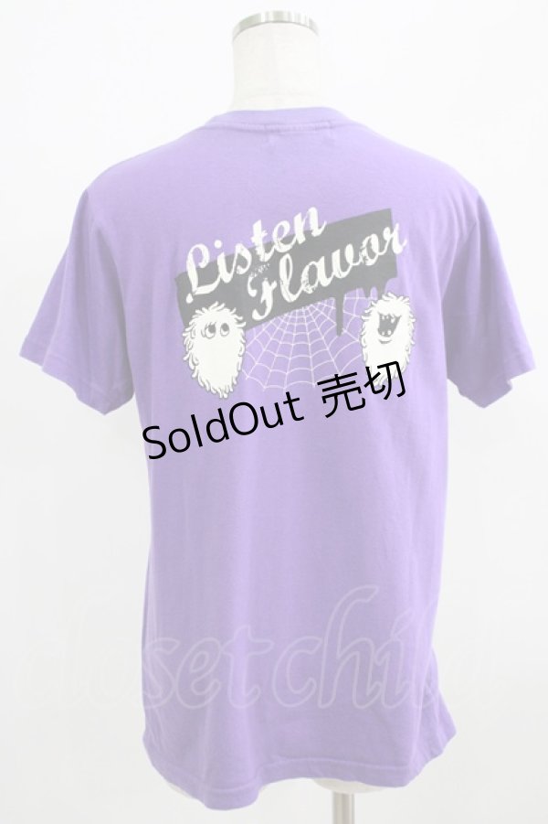 画像3: LISTEN FLAVOR / デビルチアガール半袖Tシャツ  パープル H-25-09-01-050-PU-TO-KB-ZH (3)