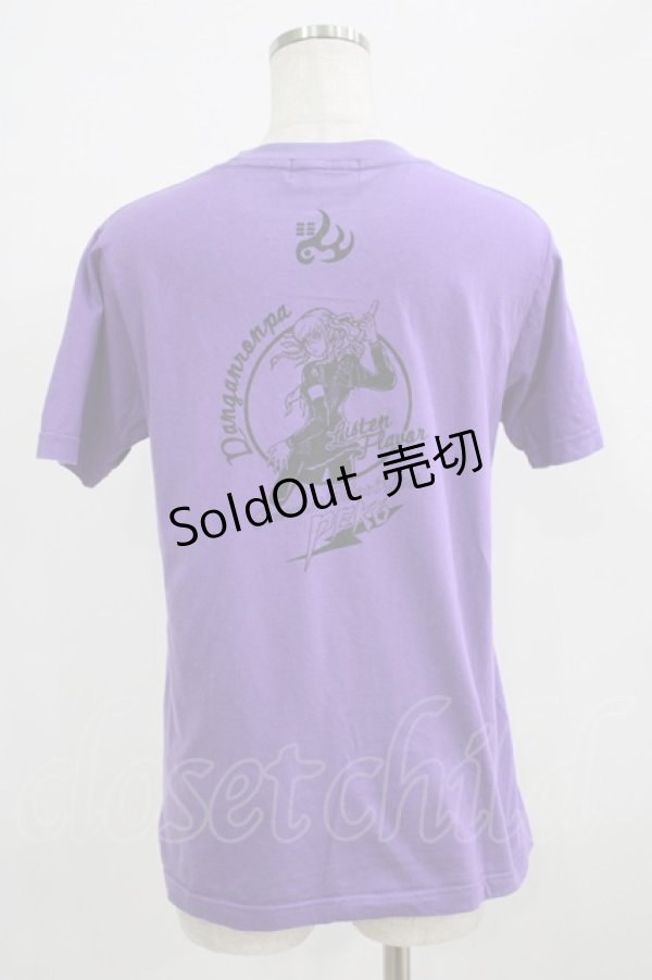 画像3: LISTEN FLAVOR / 辺古山ペコの戦うスクールガールTシャツ feat.九頭龍冬彦 M バイオレットパープル H-25-09-01-051-PU-TO-KB-ZH (3)