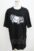 画像1: NieR Clothing / プリントCOTTON CUTSEW XL 黒 H-25-09-01-058-PU-TO-KB-ZT374 (1)