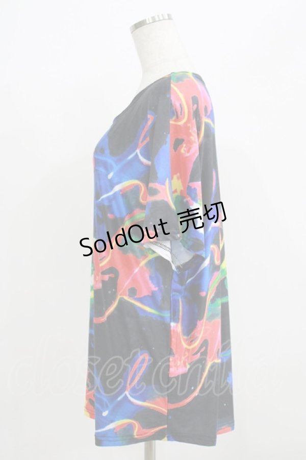 画像2: ACDC RAG / プリントTシャツ  黒 H-25-09-01-059-PU-TO-KB-ZH (2)