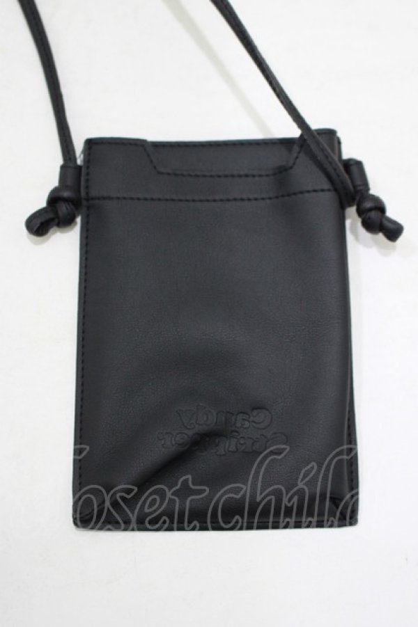 画像2: Candy Stripper / スマホショルダーバッグ　  ブラック H-25-09-01-065-PU-BG-KB-ZH (2)