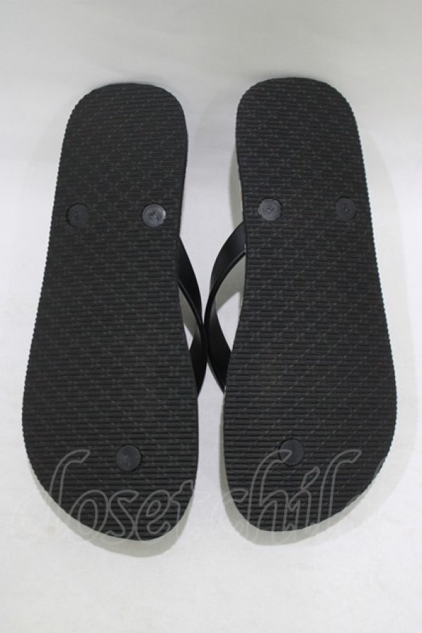 画像2: Candy Stripper / デイジービーチサンダル  ブラック H-25-09-01-069-PU-SH-KB-ZH (2)