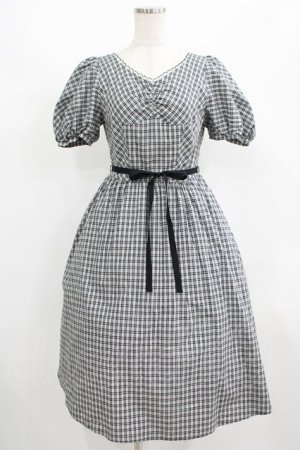 画像: MILK / Tressy dress  ブラックチェック H-25-09-01-071-ML-OP-KB-ZH