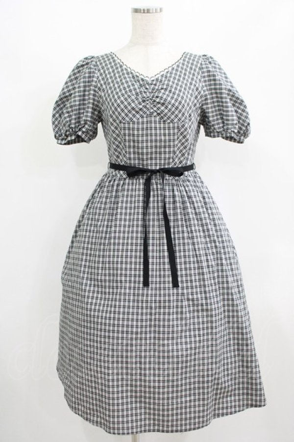 画像1: MILK / Tressy dress  ブラックチェック H-25-09-01-071-ML-OP-KB-ZH (1)