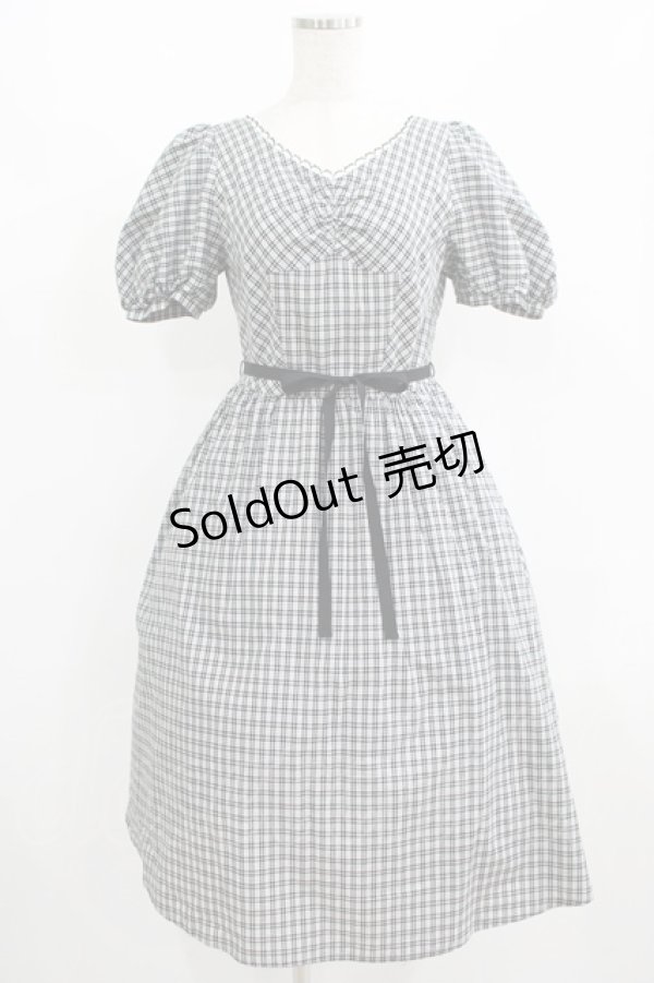 画像1: MILK / Tressy dress  ブラックチェック H-25-09-01-071-ML-OP-KB-ZH (1)