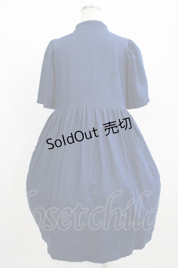 画像3: 【SALE】Candy Stripper / JOYFUL PEPE CHINA ONE-PIECE  ブルー H-25-09-01-007-PU-OP-KB-ZT493 (3)