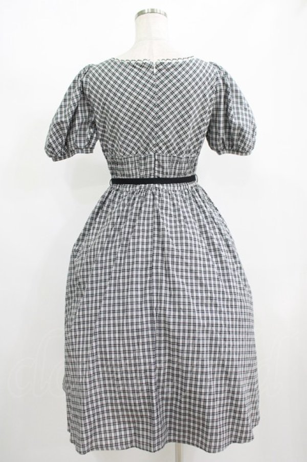 画像3: MILK / Tressy dress  ブラックチェック H-25-09-01-071-ML-OP-KB-ZH (3)