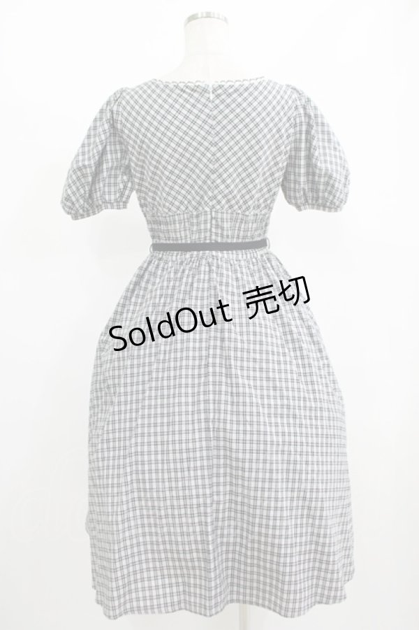 画像3: MILK / Tressy dress  ブラックチェック H-25-09-01-071-ML-OP-KB-ZH (3)