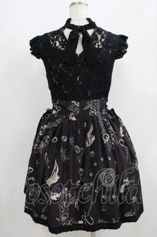 画像3: elements,H / ANTIQUE MOTIFワンピース  ブラック H-25-09-01-020-PU-OP-KB-ZH (3)