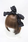 画像1: MILK / Ribbonカチューシャ  黒 H-25-09-02-1001-ML-AC-KB-ZH (1)