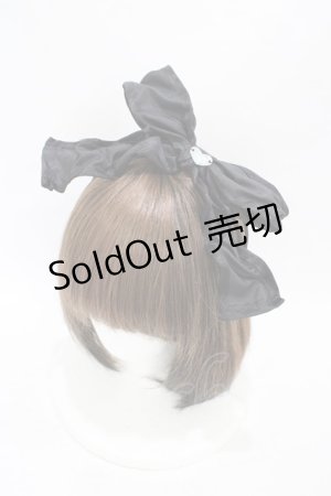 画像: MILK / Ribbonカチューシャ  黒 H-25-09-02-1001-ML-AC-KB-ZH
