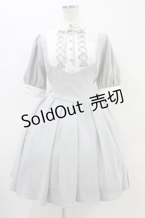 画像: ATELIER PIERROT / Haunted Doll Dress  グレー×ホワイト H-25-09-02-1039-EL-OP-KB-ZH