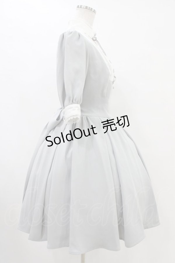 画像3: ATELIER PIERROT / Haunted Doll Dress  グレー×ホワイト H-25-09-02-1039-EL-OP-KB-ZH (3)