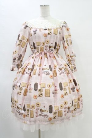 画像: Melody BasKet / Basのお菓子屋さんヨークワンピース M ピンク H-25-09-02-1040-LO-OP-KB-ZH